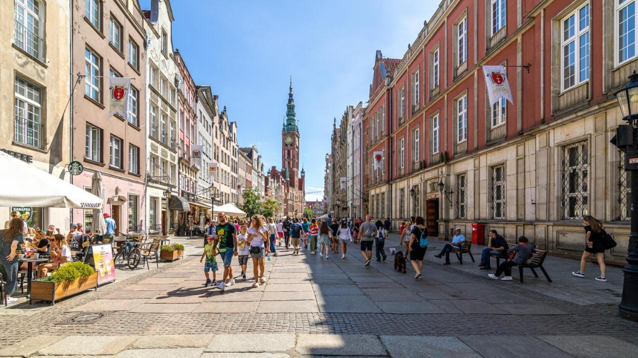 Ferienwohnung Old Town Center - Przy Deptaku Danzig Exterior foto